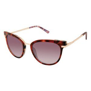 Ted Baker London 53mm Cat Eye Sunglasses, Tortoise [NEW]